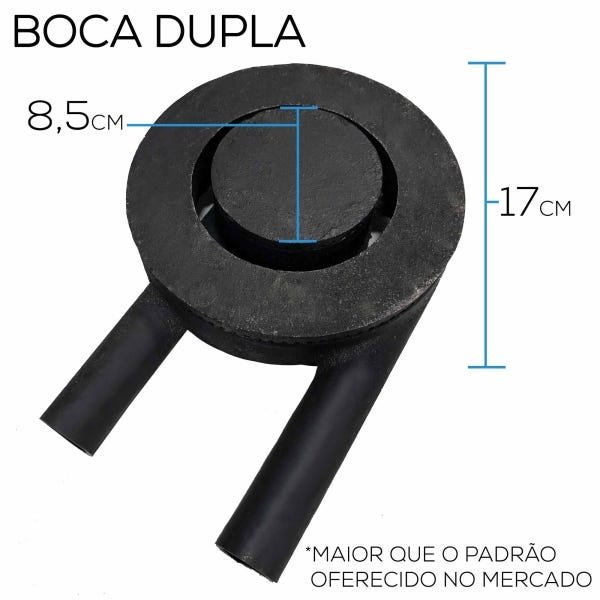 Fogão Industrial Inox Baixa Pressão 6 Bocas (3Dup 3Simp) - Premium (Perf 8) Grelha 38x38 - Brascool - 2