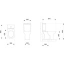 Ver imagem 3 de Kit Bacia C/ Caixa Debba Round Branco 3/6 Lts+compl Instalacao+assento Pp Soft Close - Roca Louça Ro