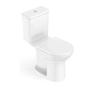 Ver imagem 2 de Kit Bacia C/ Caixa Debba Round Branco 3/6 Lts+compl Instalacao+assento Pp Soft Close - Roca Louça Ro