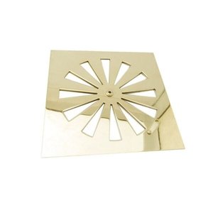 Ralo Abre e Fecha Dourado Gold 15x15 - By Fineza