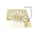 Ver imagem 2 de Ralo Abre e Fecha Dourado Gold 15x15 - By Fineza