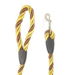 Guia Corda de Nylon Trançada Cachorro Grande Medio Porte Reforçada Passeio Pets Grossa Corrente - 4