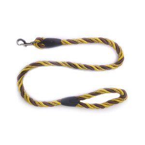 Guia Corda de Nylon Trançada Cachorro Grande Medio Porte Reforçada Passeio Pets Grossa Corrente
