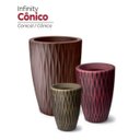 Ver imagem 3 de Vaso Infinity Conico Areia 42