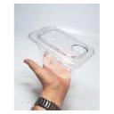 Ver mais imagens de Conj 6 Cubas em Policarbonato 1/9x100 Ml 900 Ml + 6 Tampas 1/9 com Flip, Dobradiça e Abertura Cambro
