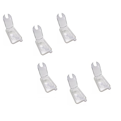 Conj 6 Cubas em Policarbonato 1/9x100 Ml 900 Ml + 6 Tampas 1/9 com Flip, Dobradiça e Abertura Cambro