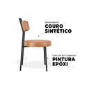 Ver mais imagens de Kit 4 Cadeiras Escritório Ster Couro Sintetíco Whisky - Vallisa Decor