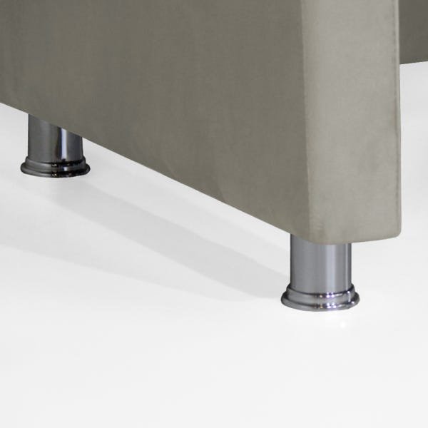 Poltrona Jade Suede Bege Sala Recepção Consultório - 5