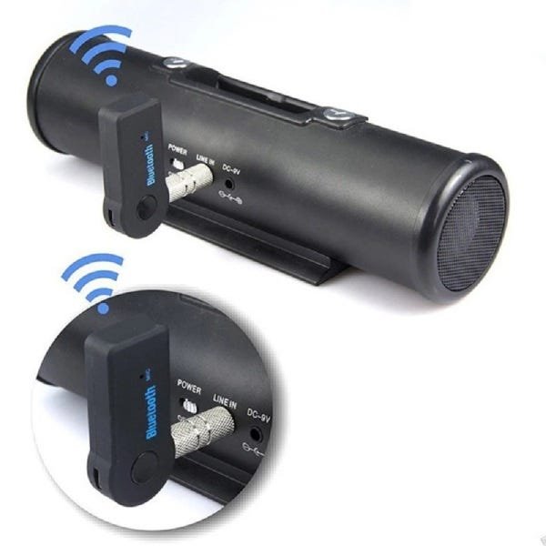 Receptor Bluetooth Áudio Éstereo Adaptador Veicular Tv Entrada Auxiliar P2 USB Transmissão Som - 3