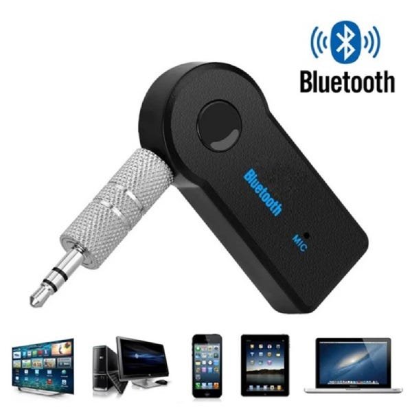 Receptor Bluetooth Áudio Éstereo Adaptador Veicular Tv Entrada Auxiliar P2 USB Transmissão Som - 2