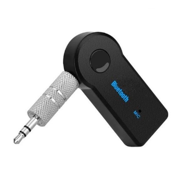 Receptor Bluetooth Áudio Éstereo Adaptador Veicular Tv Entrada Auxiliar P2 USB Transmissão Som