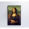 Quadro Clássico Monalisa 80x120 Cm Vidro Impresso - 1
