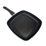 Frigideira Chapa Ondulada Grill Teflon Grelhar Sem Gordura 24cm - 1