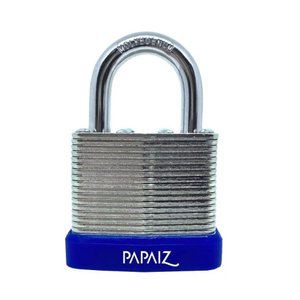 Cadeado de Aço Laminado de Alta Proteção 40mm com Chaves Blister Papaiz