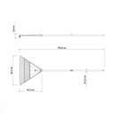 Ver imagem 3 de Vassoura com 22 Dentes Tramontina em Polipropileno Laranja com Cabo de Madeira 120 Cm Tramontina