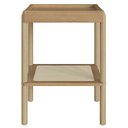 Ver imagem 5 de Mesa Lateral com Prateleira Pés Madeira Arlo A10 Hanover - Mpozenato
