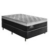 Cama Box Casal Colchão Espuma 138x188x69cm Top Black Gazin Preto / Branco 130kg Por Pessoa - 1