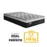Cama Box Casal Colchão Espuma 138x188x69cm Top Black Gazin Preto / Branco 130kg Por Pessoa - 7