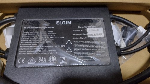 Micro Inversor Fotovoltaico Elgin 600w - 3