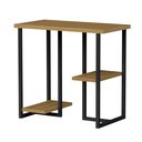 Ver mais imagens de Mesa para Computador Mali 76cm com Prateleiras Estilo Industrial Freijó/preto