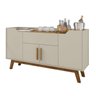 Buffet Aparador com Gaveta Impressious Off-White Cinamomo - 2