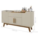 Ver imagem 3 de Buffet Aparador com Gaveta Impressious Off-White Cinamomo