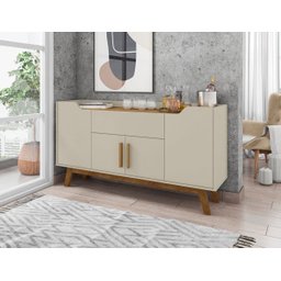 Buffet Aparador com Gaveta Impressious Off-White Cinamomo - 6