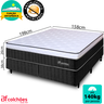 Cama Box Queen Molas Ensacadas Firme de Pillow Espuma D45 158x198x64 Bf Colchões - 2