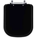 Ver imagem 1 de Assento Sanitário Debba Onix (Preto Fosco) para vaso Roca