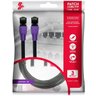 Cabo de Rede CAT8 PATCH CORD FTP 2000 MHZ / 40 GBPS 3M Roxo 5+ - 2