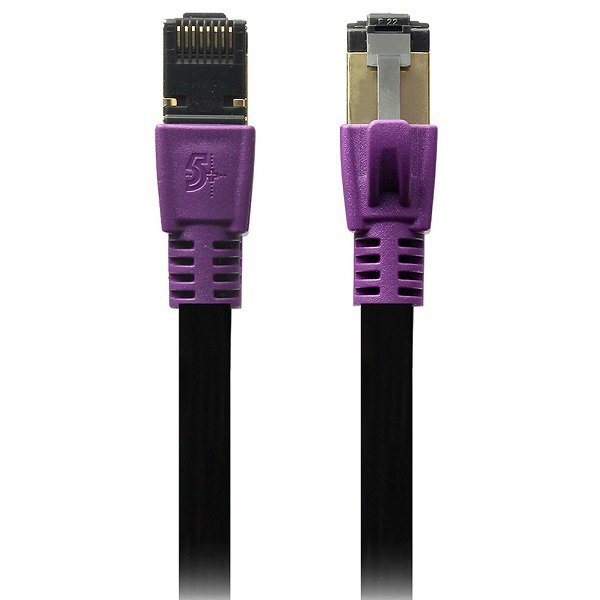 Cabo de Rede CAT8 PATCH CORD FTP 2000 MHZ / 40 GBPS 3M Roxo 5+ - 1