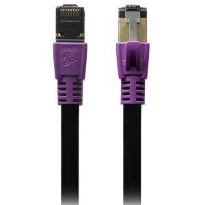 Cabo de Rede CAT8 PATCH CORD FTP 2000 MHZ / 40 GBPS 3M Roxo 5+