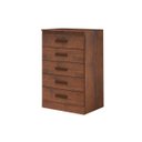 Ver imagem 2 de Cômoda Organizadora Grande 5 Gavetas Quarto Casal Café