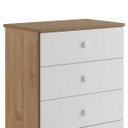 Ver imagem 3 de Cômoda 4 Gavetas Soft Life Tigus Baby