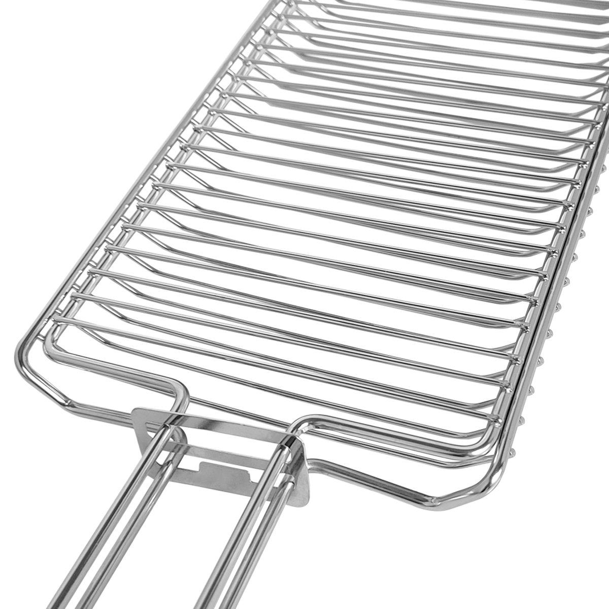 Espeto Grelha para Coração Miúdos Petiscos em Aço Inox – 70,5x15 Cm – Grilazer - 5