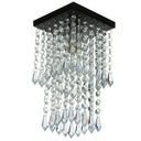 Ver imagem 3 de Kit 1 Lustre Cristal Acr. Sweet + 2 Lustres Spark Preto