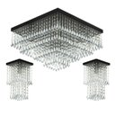 Ver imagem 1 de Kit 1 Lustre Cristal Acr. Dream + 2 Lustres Spark Preto