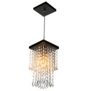 Ver imagem 5 de Kit 1 Lustre Cristal Acr. Sweet + 2 Pendentes Spark Preto