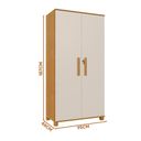 Ver imagem 4 de Armário Multiuso de 2 Portas Cinamomo Off White