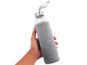 Ver imagem 3 de Garrafa Infusora Vidro Portátil Suco Detox Chá Capacidade 550ml Capa Protetora Térmica Com Alça: Cin