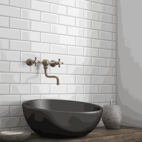 Azulejo Adesivo Metro White