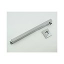 Ver imagem 7 de Ducha Chuveiro 20x20 Slim Inox com Braço 30 Cm Solar Gás