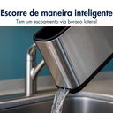 Ver imagem 6 de Escorredor Porta Talheres Inox 4 Divisórias Organizador Compacto Drenagem de Água – Aço Inoxidável