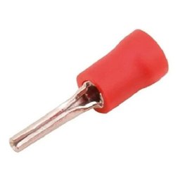 1000un Terminal Pino Agulha Pre Isolado 0,5 a 1,5mm Vermelho - 3