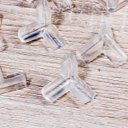 Ver imagem 3 de Kit 32 Protetor de Quina Silicone Cantoneira Mesa Móveis Bebê P Transparente Adesivo