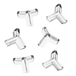 Kit 32 Protetor de Quina Silicone Cantoneira Mesa Móveis Bebê P Transparente Adesivo - 5