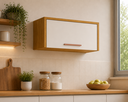 Ver imagem 1 de Armário Geladeira 1 Porta Dália -Cinamomo/Off White- Cucina