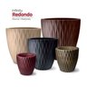 Vaso Infinity Redondo Areia 85 - 5