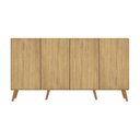 Ver imagem 7 de Aparador Buffet Retrô 4 Portas MDP 123cm Madeirado Multimóveis