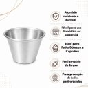 Ver imagem 5 de Kit 50 Forminhas Petit Gateau de Assar Fundo Fixo Alumínio